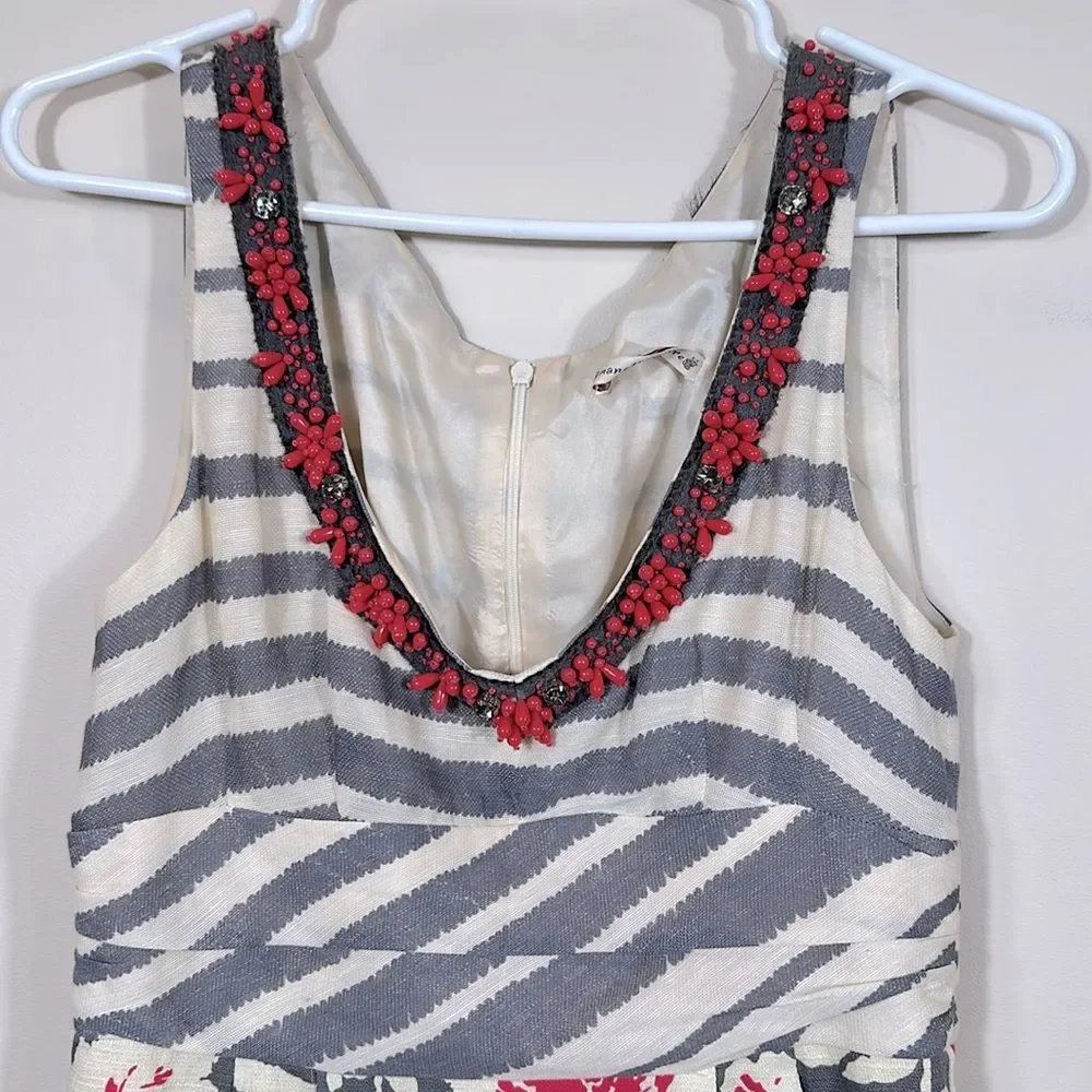 Nanette Lepore Anthropologie Floral As Seen On Celebrity Women Dress Size 6